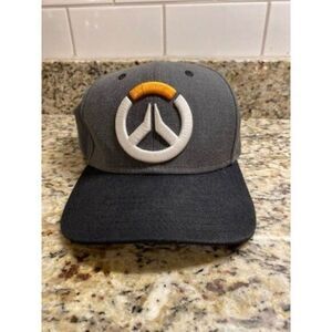 Overwatch Embroidered Logo Grey Snapback Hat O1